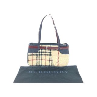 バーバリー(BURBERRY)の▼▼BURBERRY バーバリー レディース ハンドバッグ デニム×ウール(ハンドバッグ)