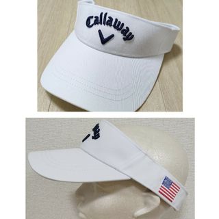 キャロウェイ(Callaway)の【新品】キャロウェイ Callaway サンバイザー　ゴルフ　メンズ　ホワイト(その他)