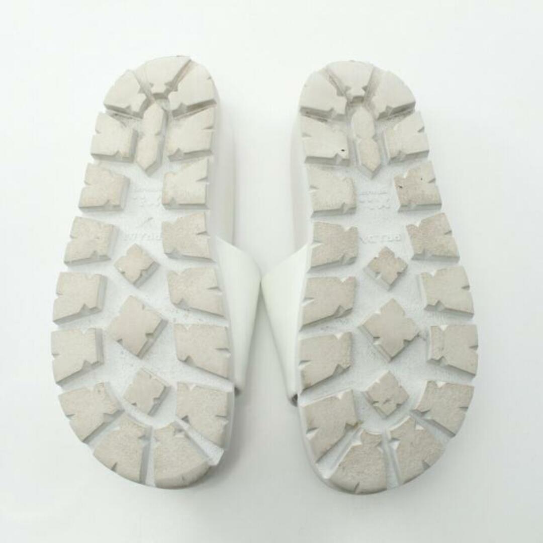 PRADA(プラダ)の スライドサンダル レザー ホワイト メンズの靴/シューズ(サンダル)の商品写真