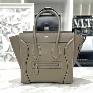 セリーヌ(celine)の美品☆　セリーヌ　ラゲージ　マイクロ　ハンドバッグ　スリ　2020年(ハンドバッグ)