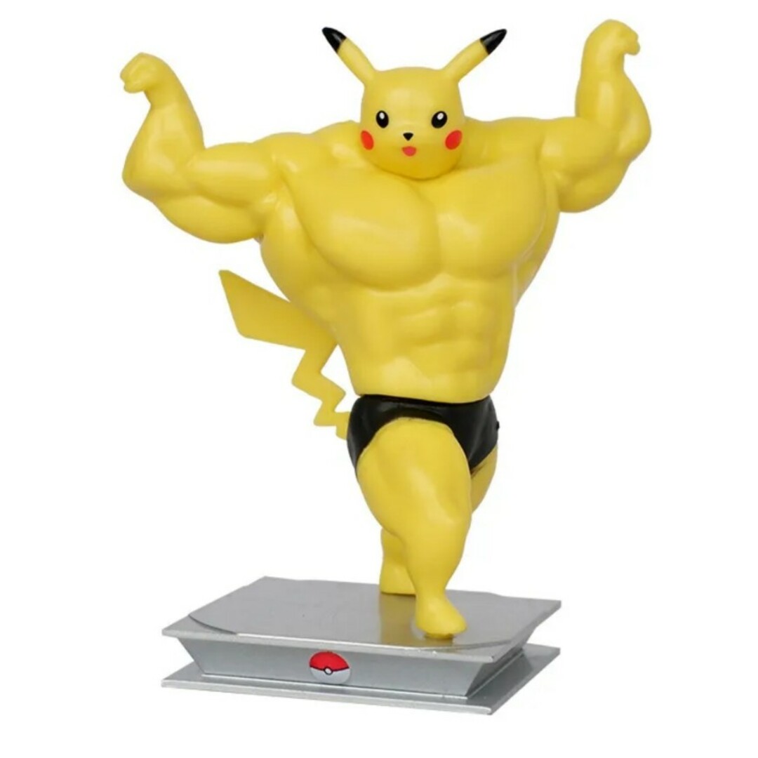 ゴリチュウ マッチョピカチュウ フィギュア エンタメ/ホビーのフィギュア(ゲームキャラクター)の商品写真