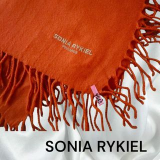 ソニアリキエル(SONIA RYKIEL)のSONIA RYKIEL ソニアリキエル　ショール　オレンジ色(マフラー/ショール)