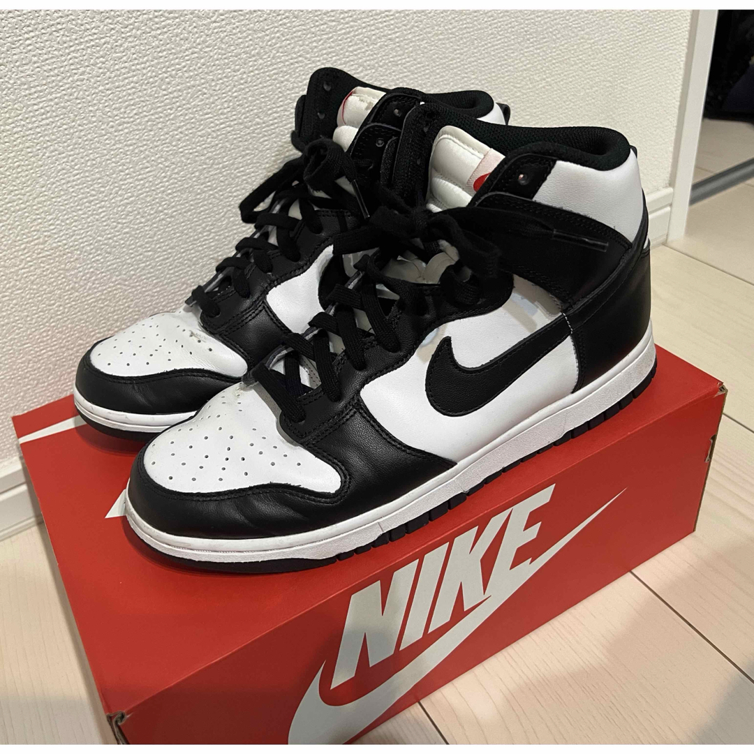 NIKE - NIKE DUNK HIGH / ウィメンズ ダンクハイ パンダダンク 27.5の