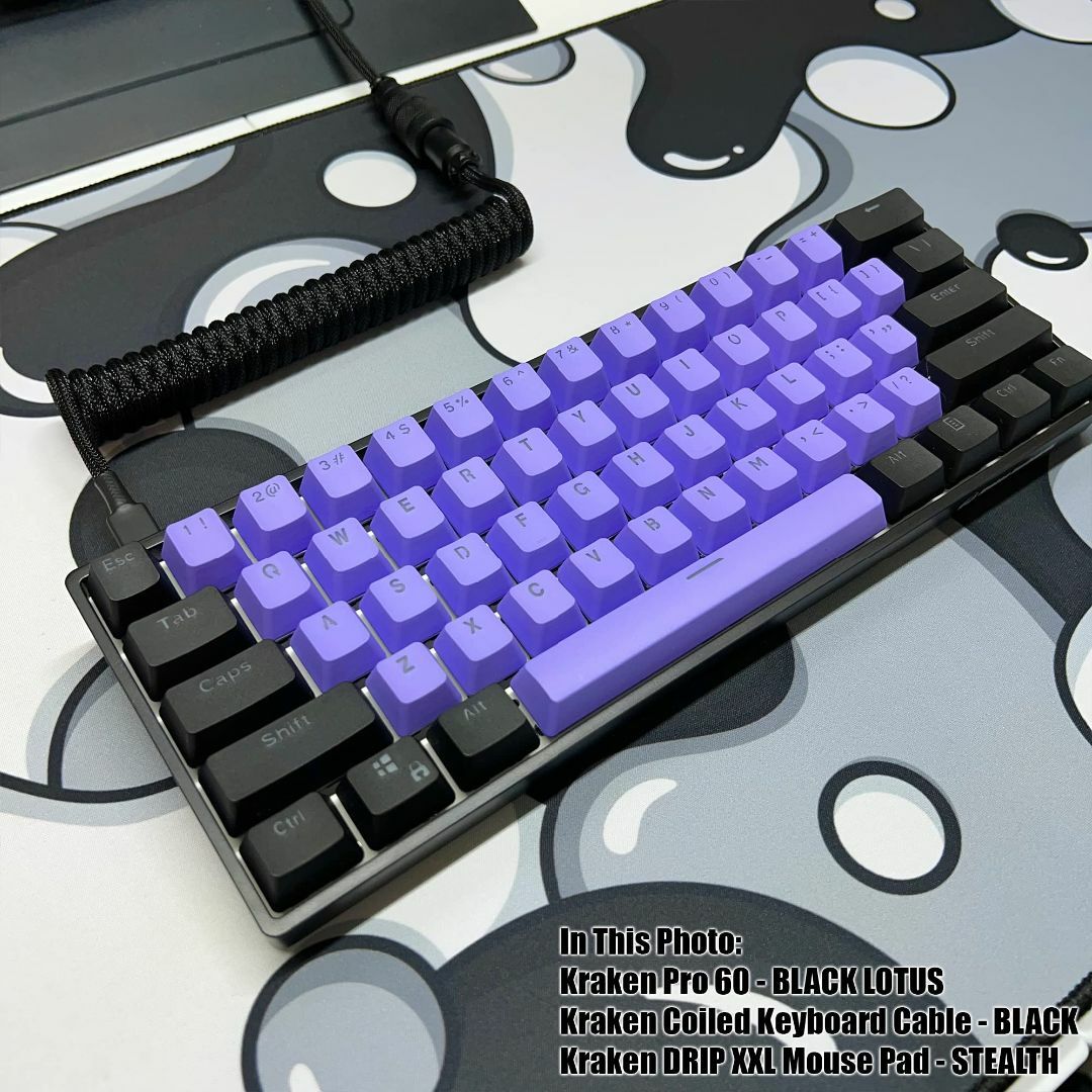 【色:ブラック】Kraken Keyboards XXL 拡張ゲーミングマウスパ 3