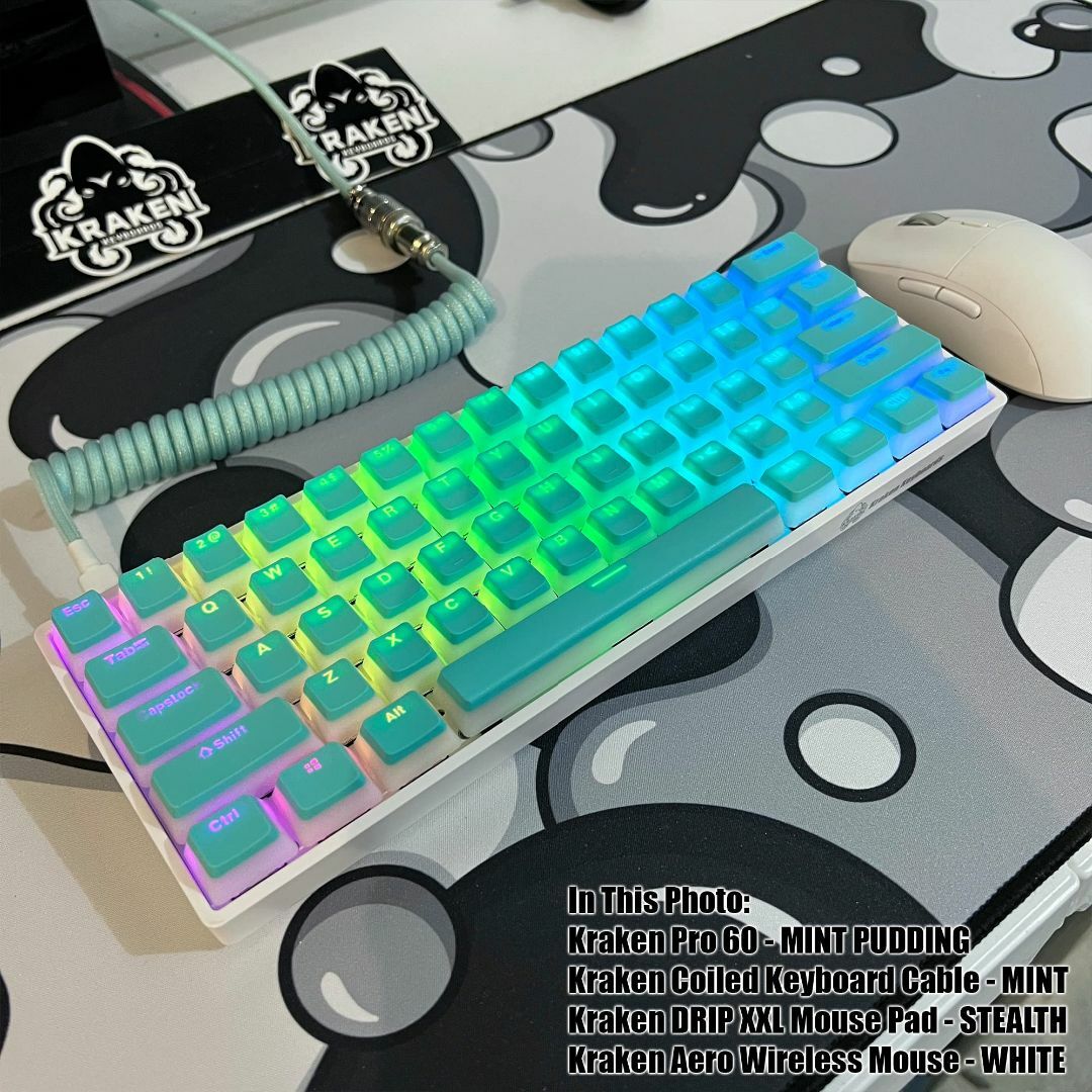 【色:ブラック】Kraken Keyboards XXL 拡張ゲーミングマウスパ 7