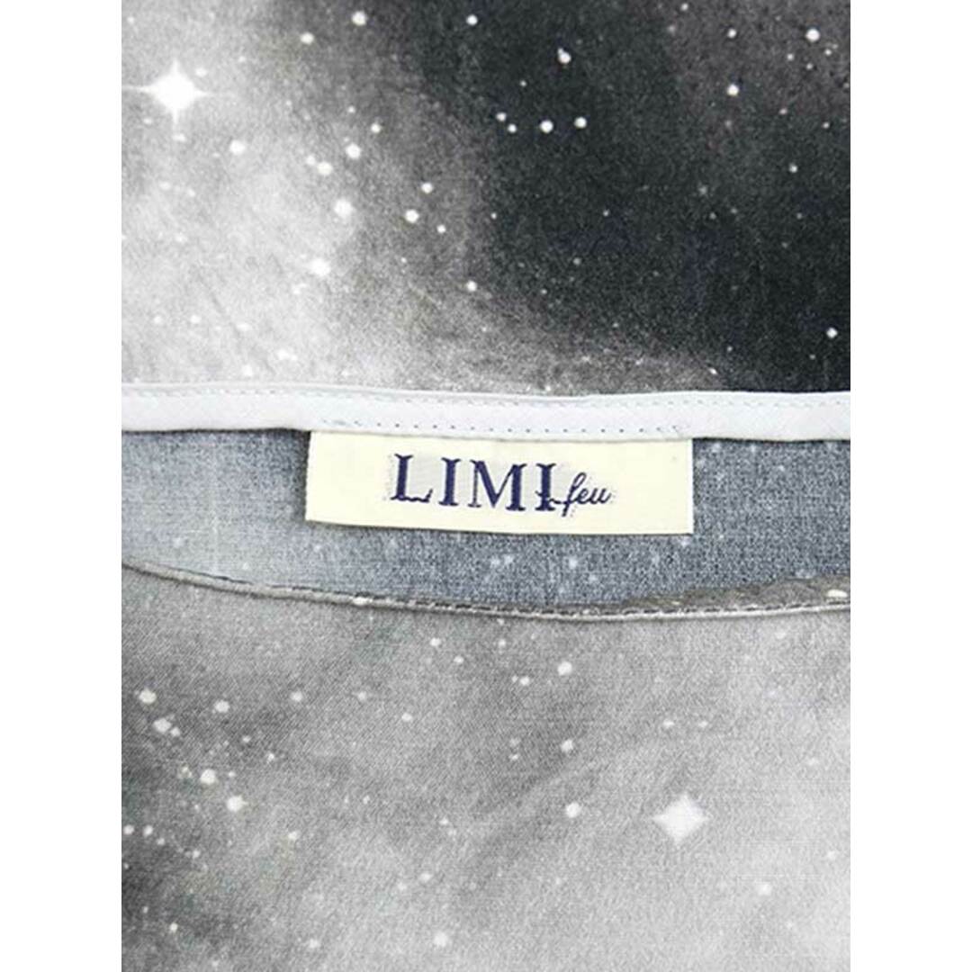 LIMI feu(リミフゥ)のLIMI feu リミフゥ ギャラクシースカル レーヨンドレスワンピース ブラック系 S レディースのワンピース(ひざ丈ワンピース)の商品写真