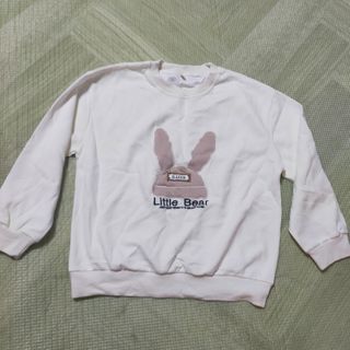 新品  女の子　長袖トレーナー　ベージュ(その他)