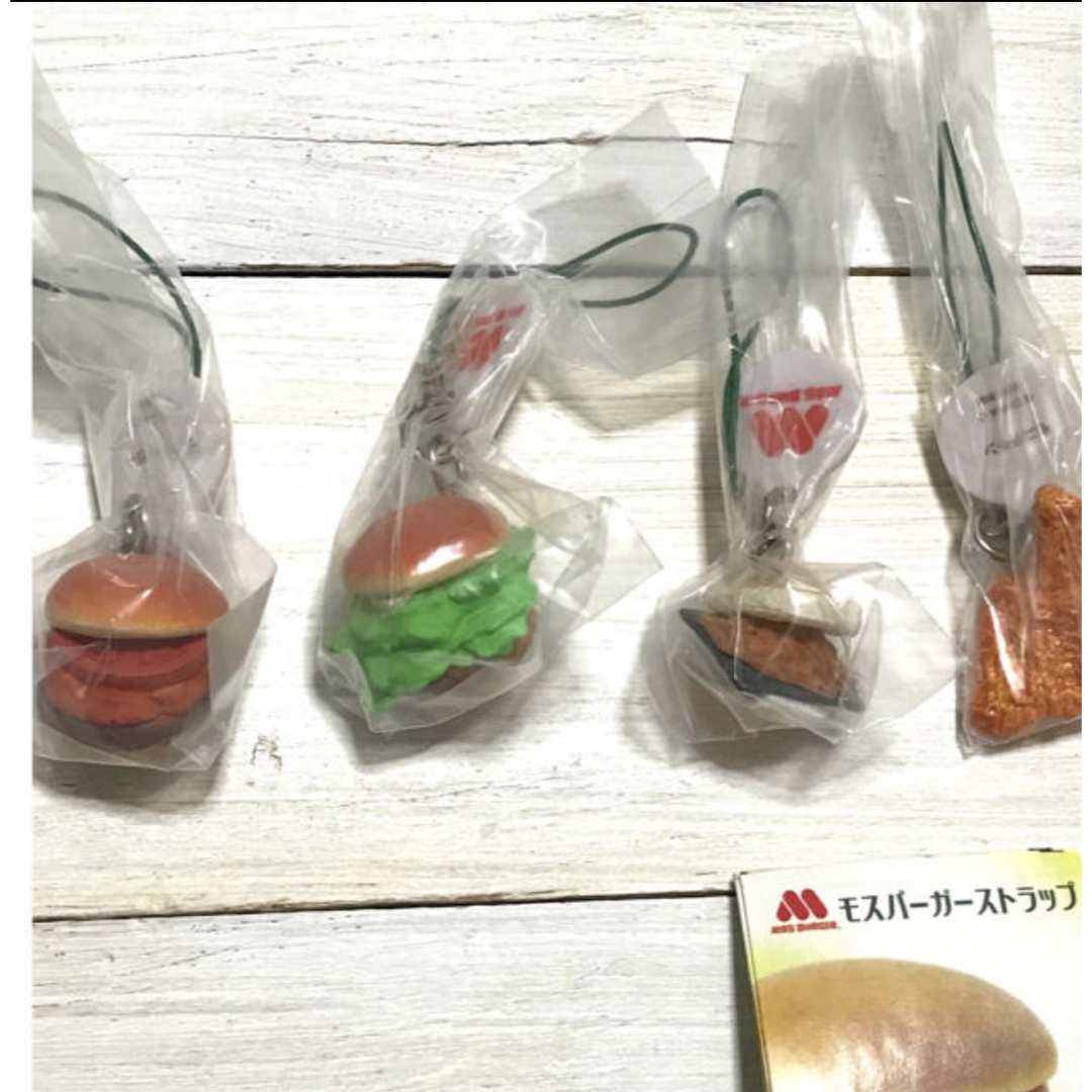 BANDAI(バンダイ)のモスバーガー ストラップ 全7種 ミニチュア 食品サンプル ハンバーガー ガチャ エンタメ/ホビーのフィギュア(その他)の商品写真