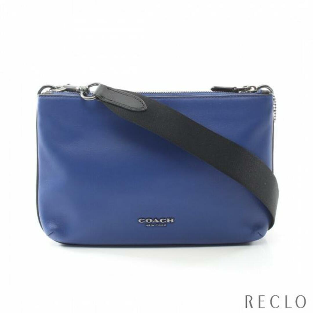COACH - シグネチャー クロスボディー ショルダーバッグ レザー PVC