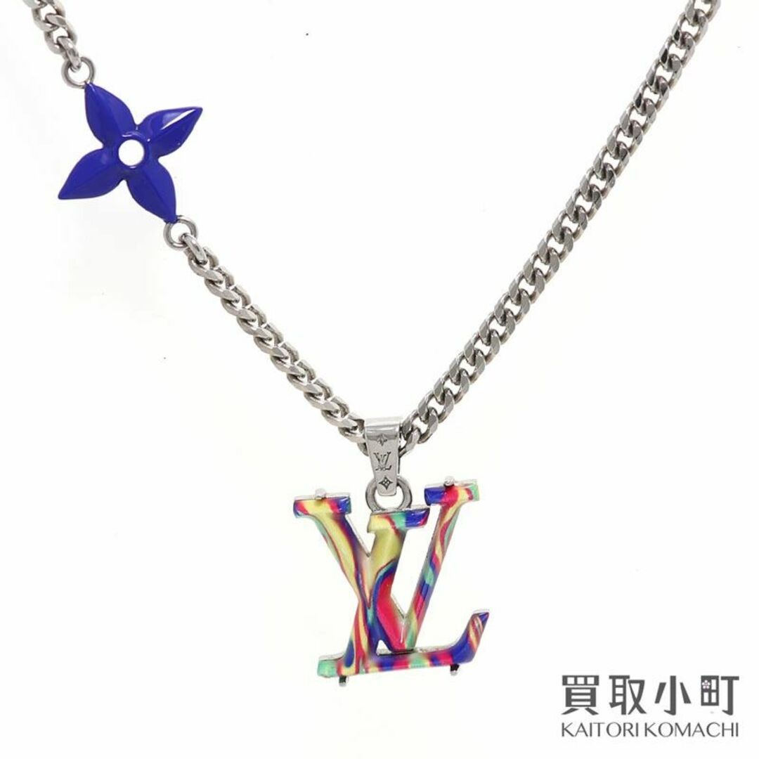 LOUIS VUITTON(ルイヴィトン)のルイヴィトン【LOUIS VUITTON】MP3353 コリエ・LV サイケデリック メンズのアクセサリー(ネックレス)の商品写真