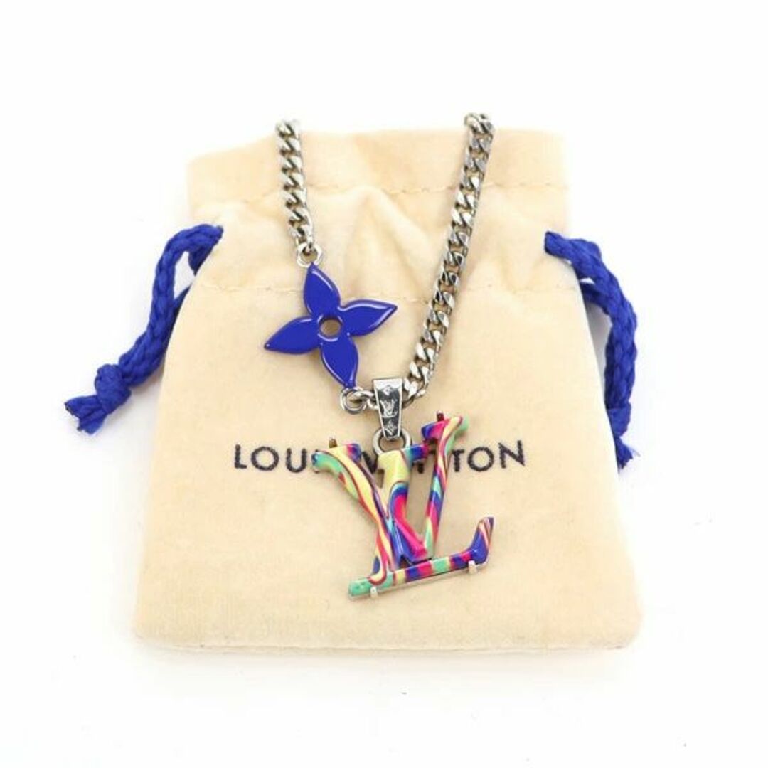 LOUIS VUITTON(ルイヴィトン)のルイヴィトン【LOUIS VUITTON】MP3353 コリエ・LV サイケデリック メンズのアクセサリー(ネックレス)の商品写真