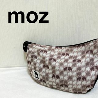 モズ(moz)のレア✨mozモズ ショルダーバッグ/ハンドバッグ ブラウン/茶 総柄(ショルダーバッグ)