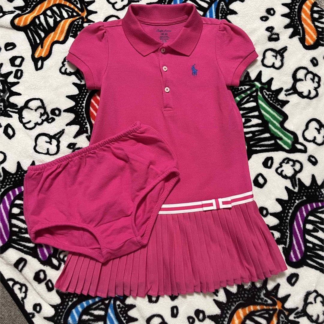 Ralph Lauren(ラルフローレン)のワンピースブルマセット キッズ/ベビー/マタニティのキッズ服女の子用(90cm~)(ワンピース)の商品写真