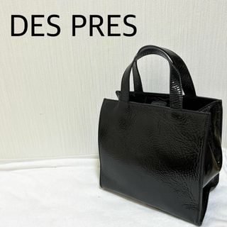 デプレ(DES PRES)の美品✨DES PRES デ・プレ ショルダーバッグ/ハンドバッグ ブラック/黒(ショルダーバッグ)