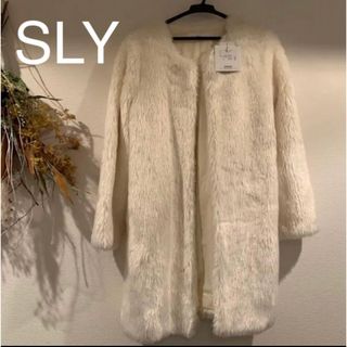 SLY ファー アウター 白 秋 冬