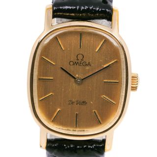 OMEGA - ⭐OH済 オメガ 綺麗 希少モデル 新品レザー レディース 腕時計