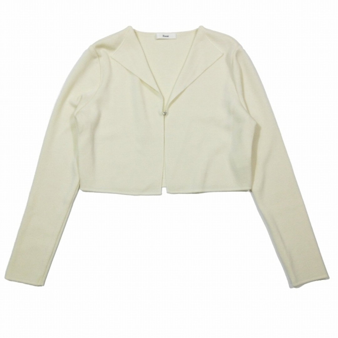 René - 美品 19AW ルネ Rene 毛100% カーディガン ボレロ ショート丈