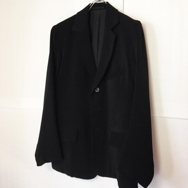 Yohji Yamamoto(ヨウジヤマモト)のお値下げ✨YohjiYamamoto 縮緬 ジャケット✨ レディースのジャケット/アウター(テーラードジャケット)の商品写真