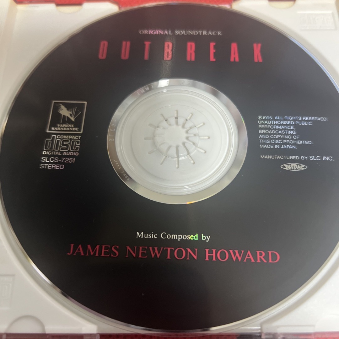 【中古】Outbreak/アウトブレイク-日本盤サントラ CD エンタメ/ホビーのCD(映画音楽)の商品写真