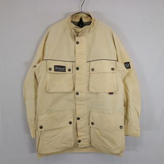 ベルスタッフ(BELSTAFF)のBelstaff ベルスタッフ Tour Master 500  ジャケット ユーロ  ヨーロッパ古着 アイボリー (メンズ M) 中古 古着 N8871(ナイロンジャケット)