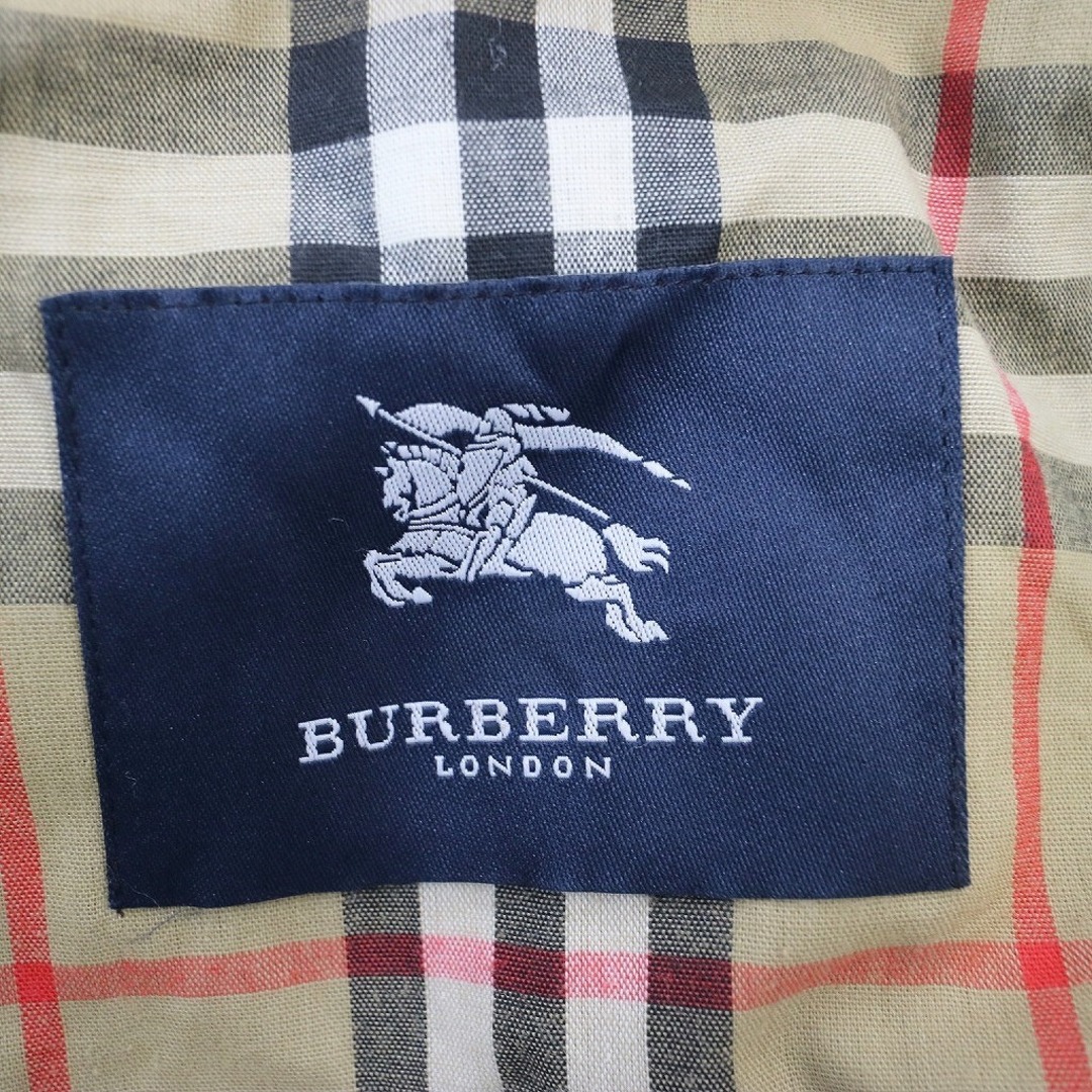 BURBERRY(バーバリー)の90年代 BURBERRY バーバリー ステンカラーコート ヨーロッパ古着 一枚仕立て ベージュ (メンズ 48) 中古 古着 N8902 メンズのジャケット/アウター(ステンカラーコート)の商品写真