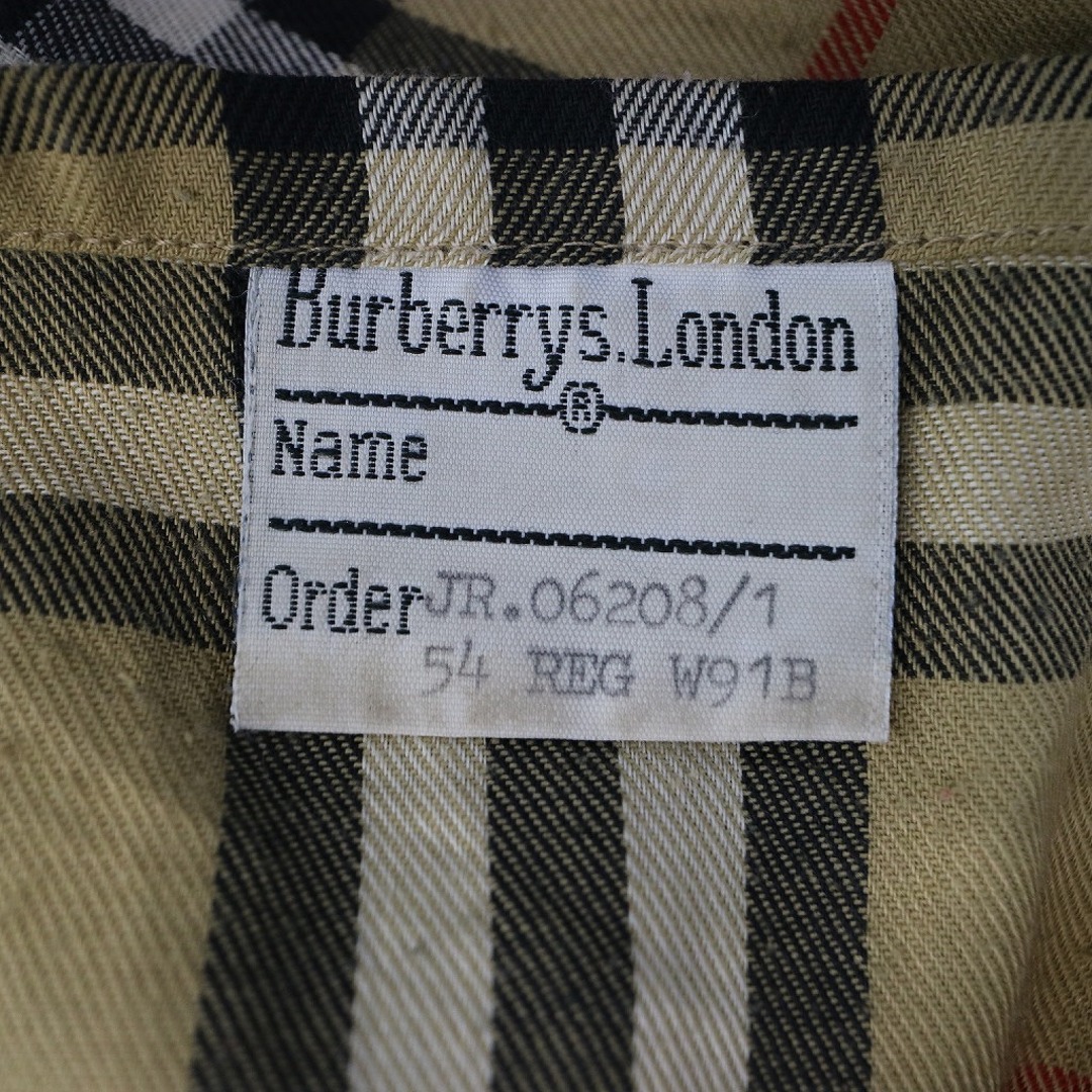 BURBERRY(バーバリー)の90年代 Burberrys バーバリーズ ステンカラーコート ユーロ ラグランスリーブ ベージュ (メンズ 54) 中古 古着 N8918 メンズのジャケット/アウター(ステンカラーコート)の商品写真