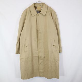 バーバリー(BURBERRY)の90年代 Burberrys バーバリーズ ステンカラーコート ユーロ ラグランスリーブ ベージュ (メンズ 54) 中古 古着 N8918(ステンカラーコート)