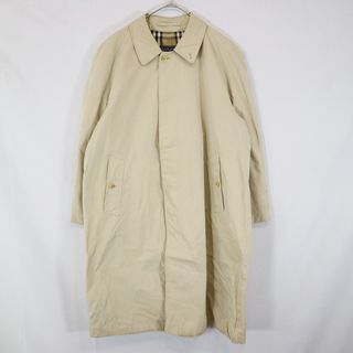 バーバリー(BURBERRY)の80年代 Burberrys バーバリーズ ステンカラーコート ヨーロッパ古着 ラグランスリーブ ベージュ (メンズ 50) 中古 古着 N8919(ステンカラーコート)