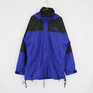 ザノースフェイス(THE NORTH FACE)の90年代 THE NORTH FACE ノースフェイス マウンテンライトジャケット アウトドア パープル (メンズ M) 中古 古着 N8924(テーラードジャケット)