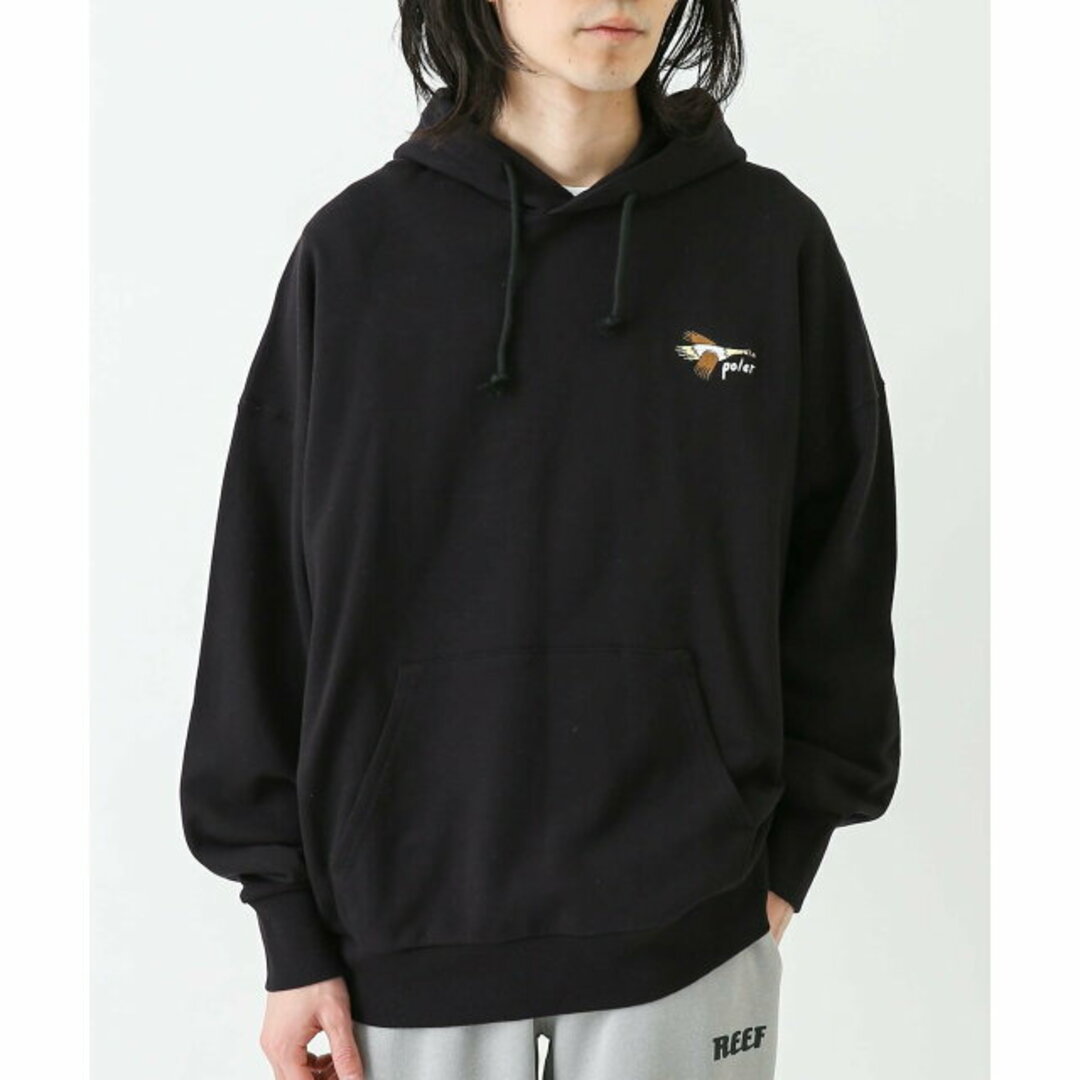 Sonny Label(サニーレーベル)の【BLACK】POLeR GOOSEY EMB HOOD メンズのトップス(パーカー)の商品写真