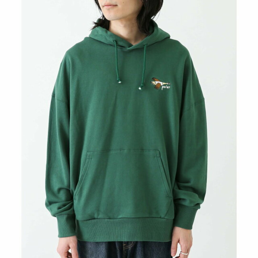 Sonny Label(サニーレーベル)の【BLACK】POLeR GOOSEY EMB HOOD メンズのトップス(パーカー)の商品写真