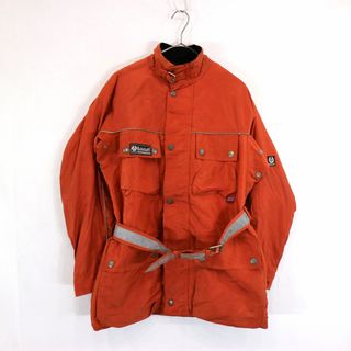 ベルスタッフ(BELSTAFF)のBelstaff ベルスタッフ ナイロンジャケット 防寒  バイクウェア ユーロ オレンジ (メンズ 44) 中古 古着 N9070(ナイロンジャケット)