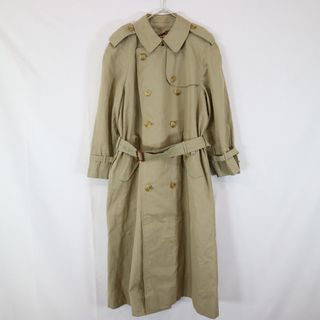 バーバリー(BURBERRY)の90年代 Burberrys バーバリーズ トレンチコート 防寒  ユーロ ラグランスリーブ 玉虫色 (レディース 41) 中古 古着 N9036(ロングコート)