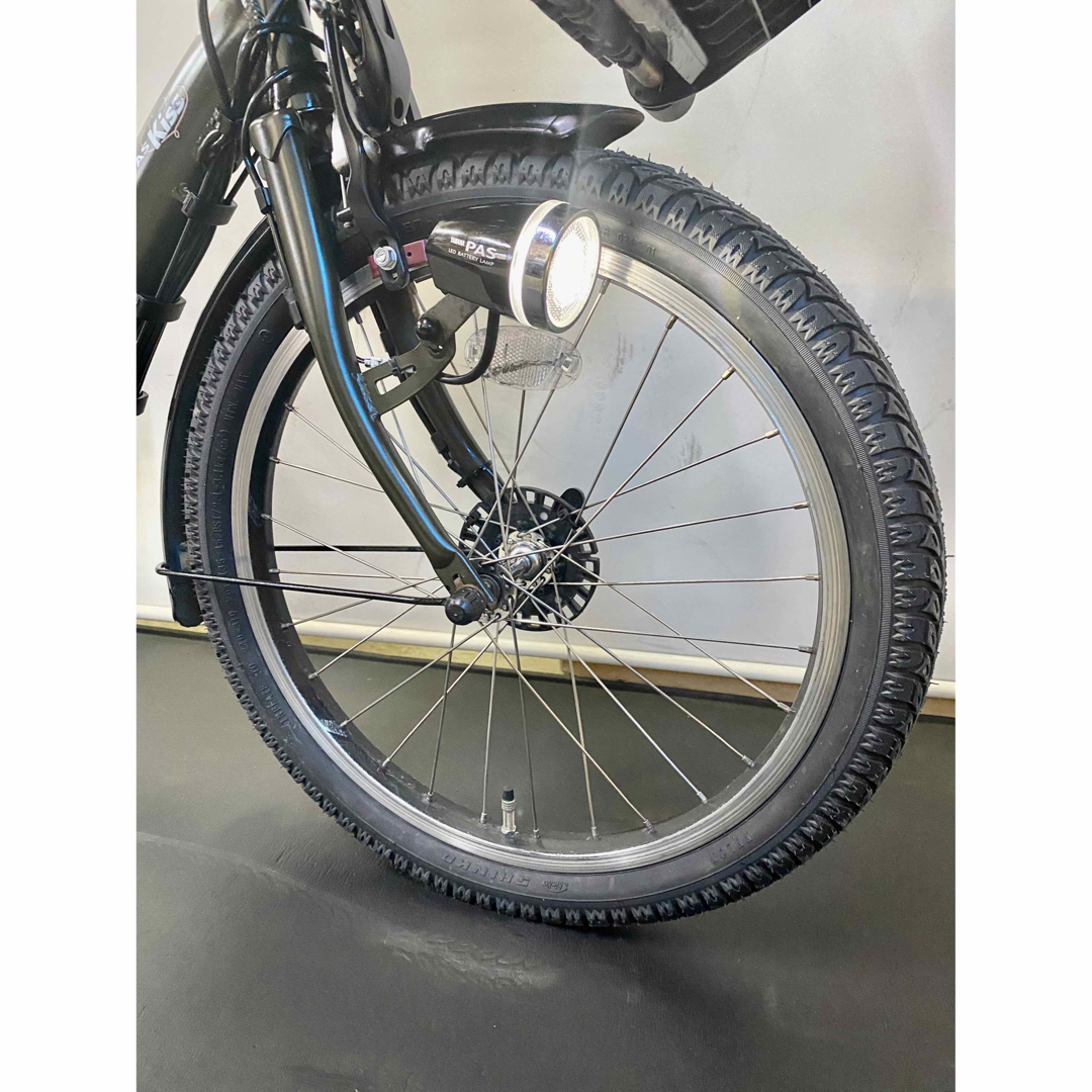 電動自転車 ヤマハ パスキスミニ 20インチ 8.7ah パワフル カーキ-