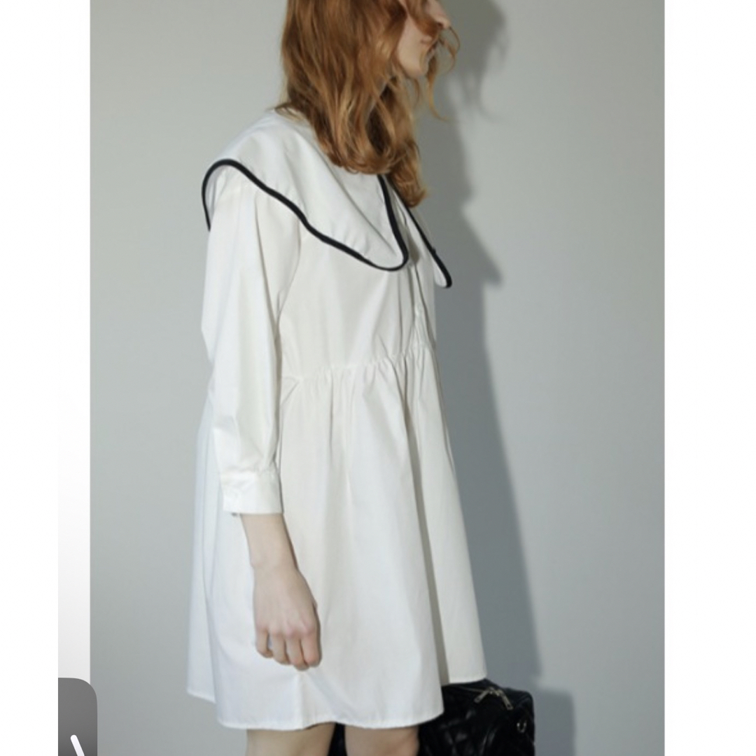 AMAIL(アマイル)の【AMAIL】Big line shirtdress レディースのワンピース(ミニワンピース)の商品写真