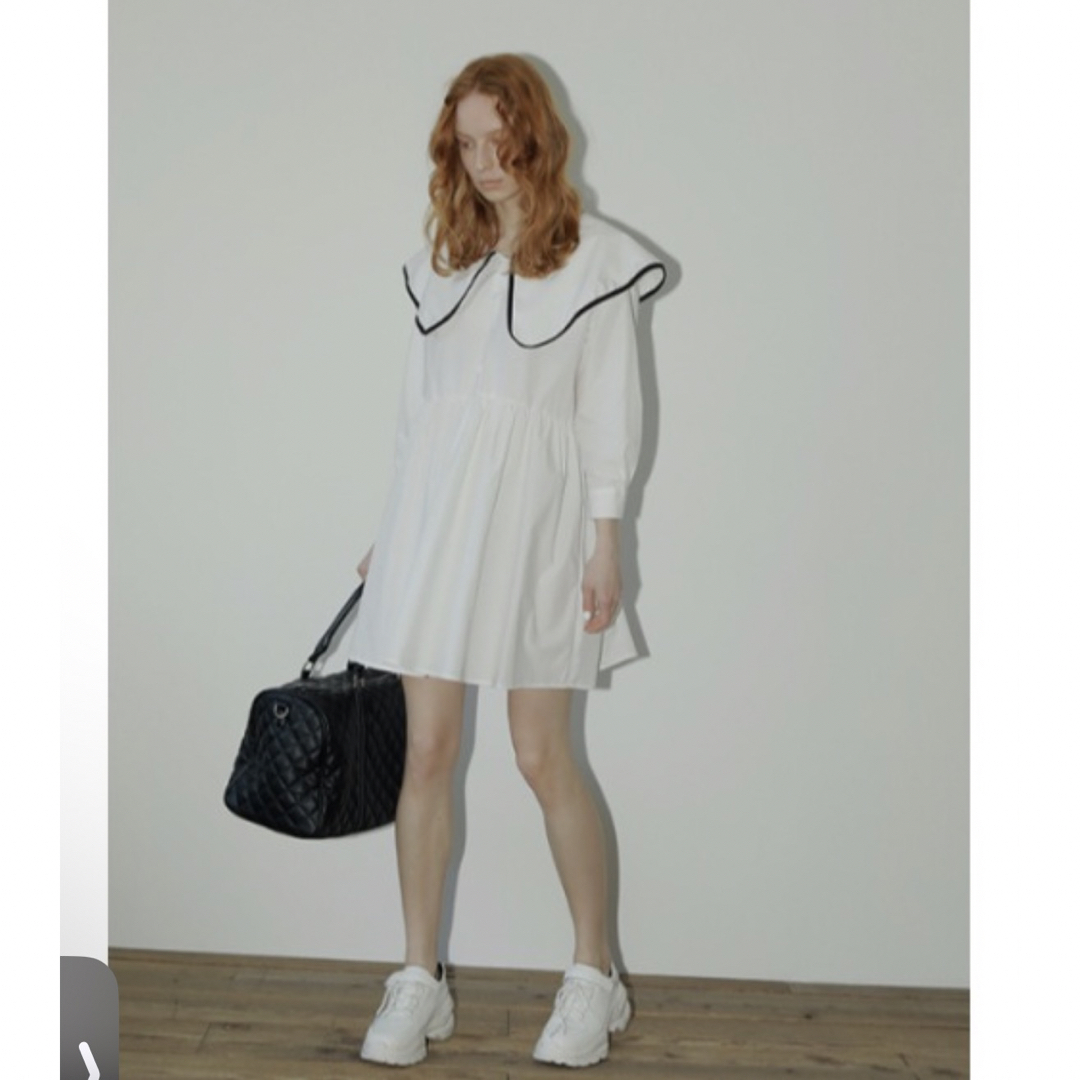 AMAIL(アマイル)の【AMAIL】Big line shirtdress レディースのワンピース(ミニワンピース)の商品写真