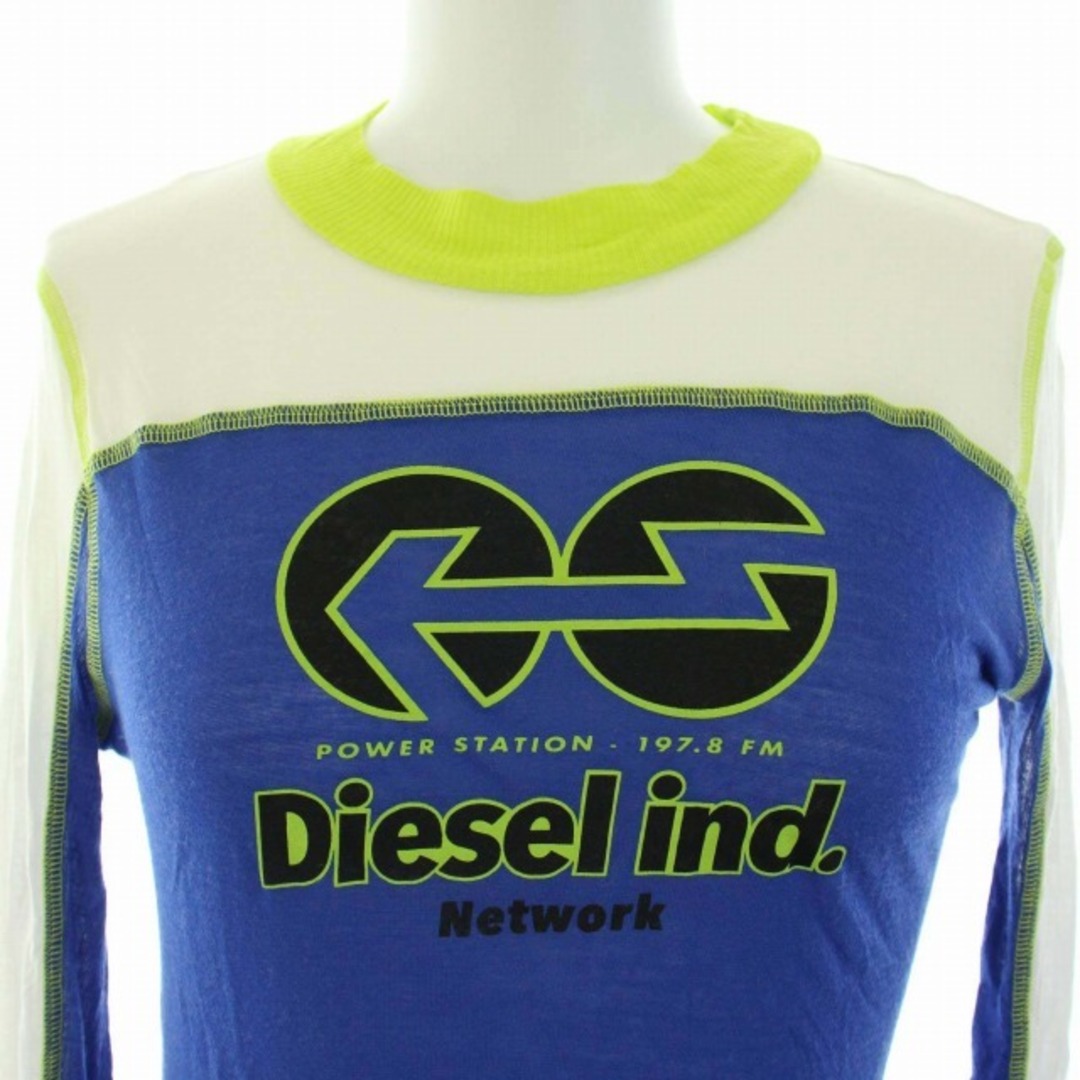 ディーゼル DIESEL 長袖 ニット セーター ビックロゴ 薄手