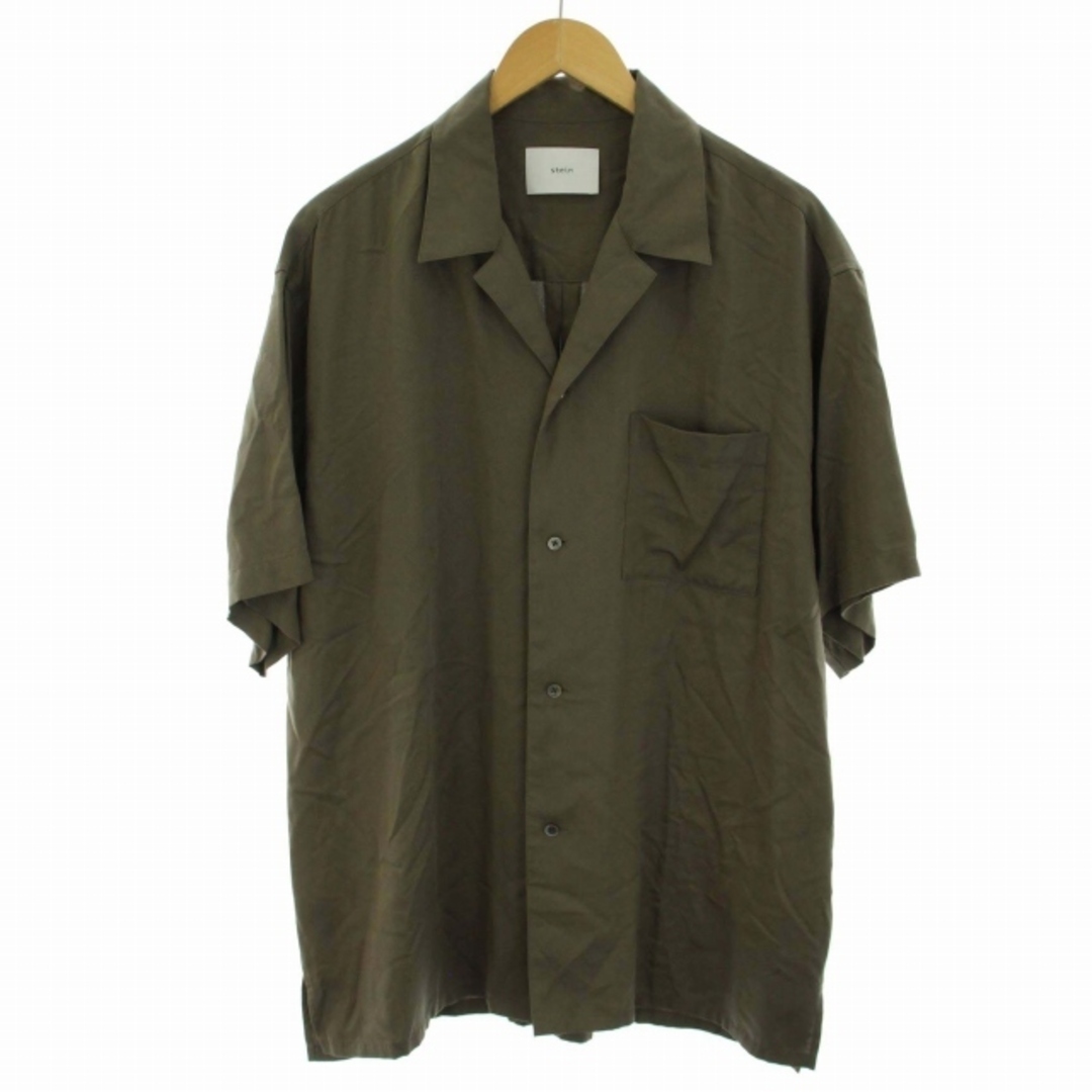 シュタイン OVERSIZED OPEN COLLAR SS SHIRT シャツ