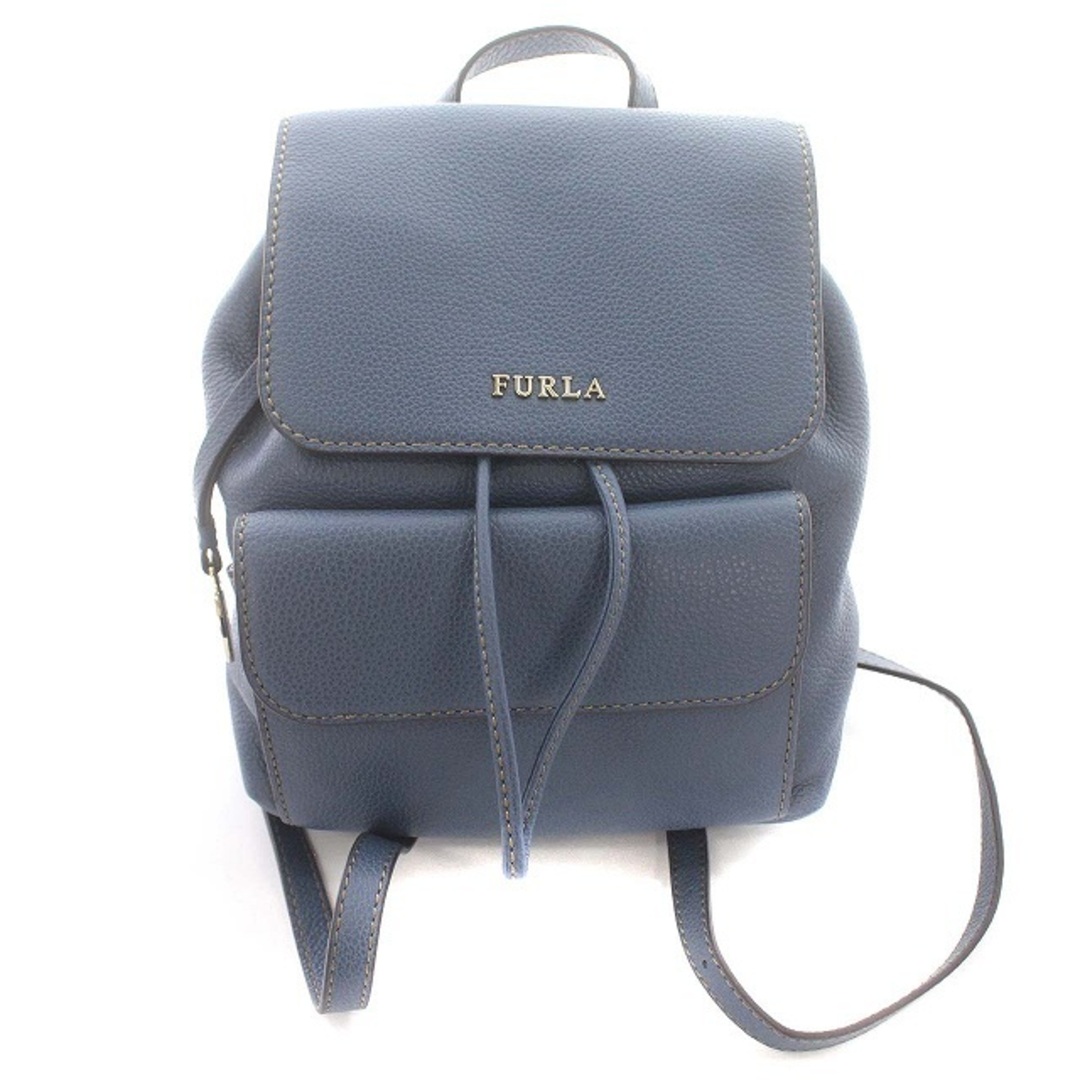 Furla(フルラ)のフルラ FURLA リュックサック ミニ デイバッグ レザー 青 ブルー レディースのバッグ(リュック/バックパック)の商品写真