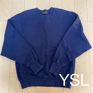 イヴサンローラン(Yves Saint Laurent)のイヴ・サンローラン　YSL トレーナー　レディース　S M(トレーナー/スウェット)