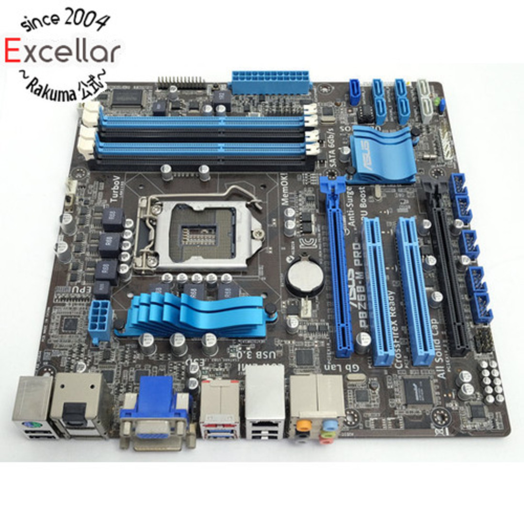 ASUS製 MicroATXマザーボード　P8Z68-M PRO　LGA1155