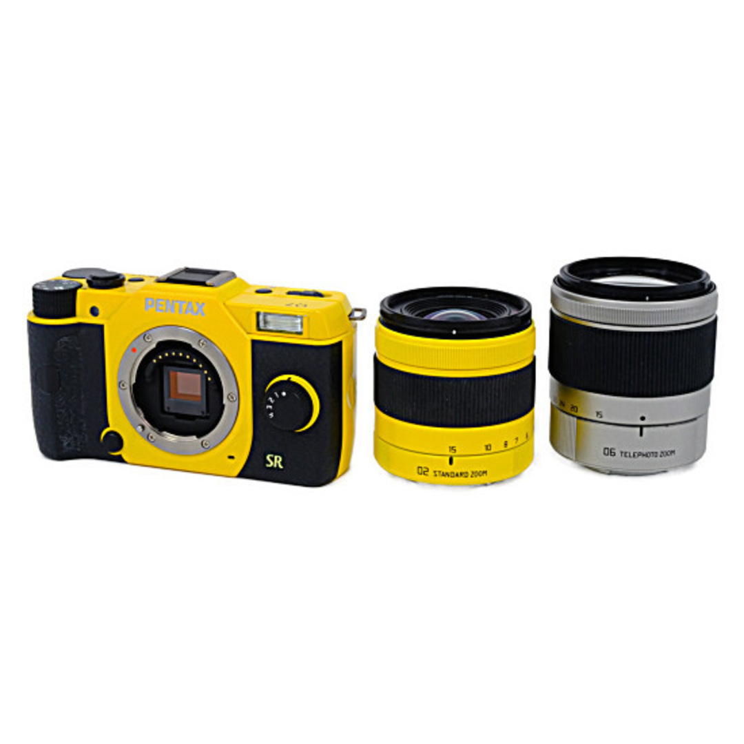 PENTAX 一眼 Q7 ダブルズームキット イエロー 元箱あり