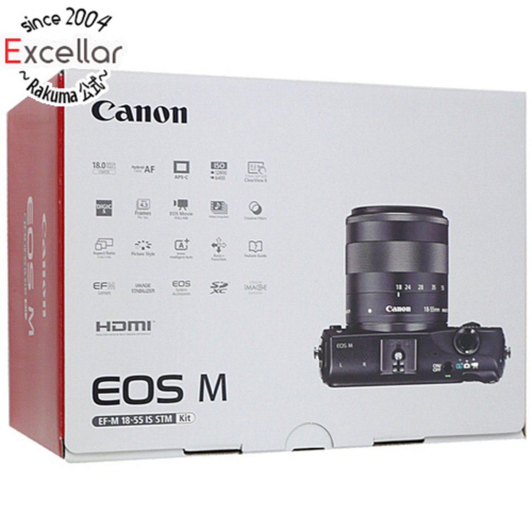 Canon　EOS M EF-M18-55 IS STM レンズキット　ブラック　美品 元箱あり