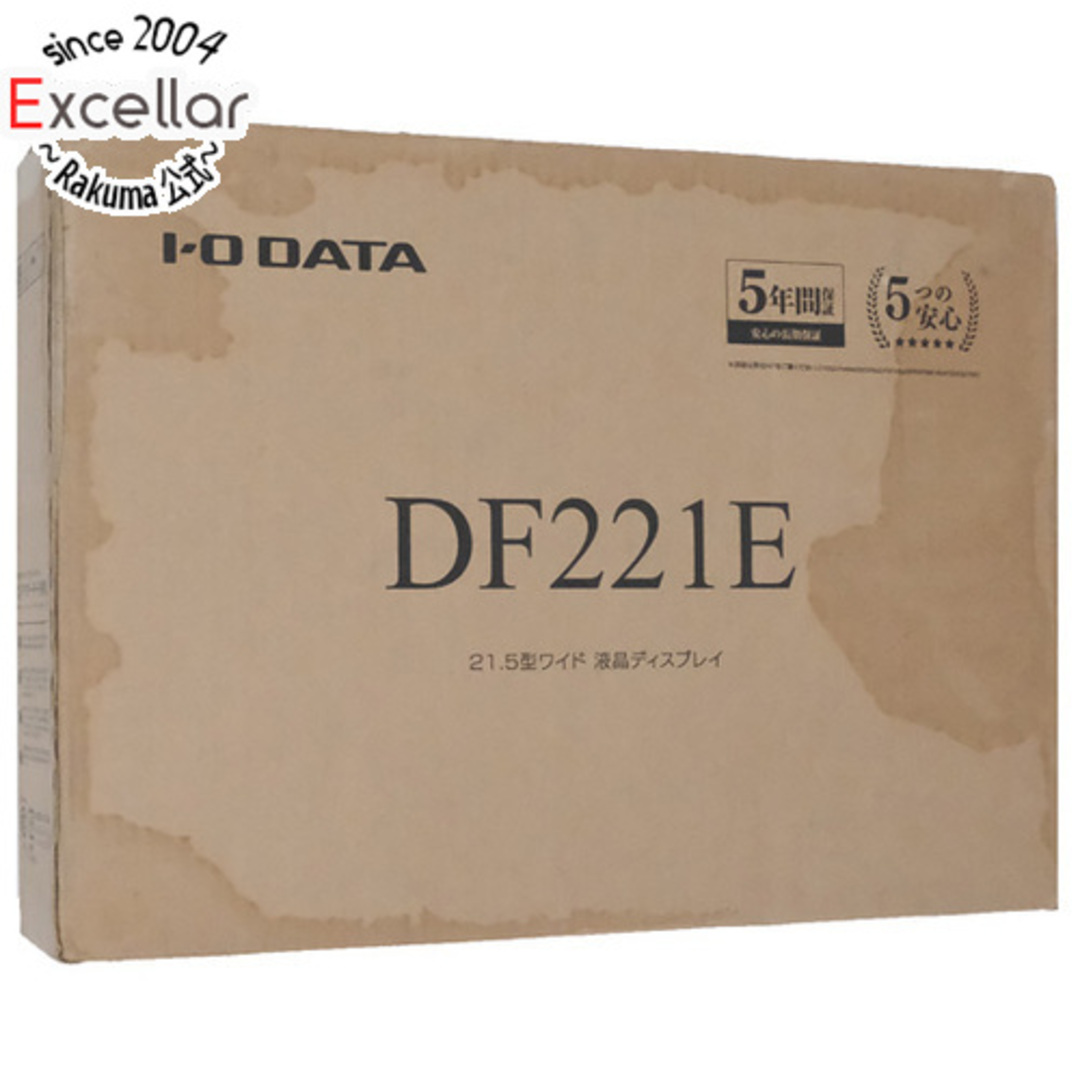 I-O DATA　21.5型ワイド液晶ディスプレイ　LCD-DF221EDW-A　ホワイト　展示品