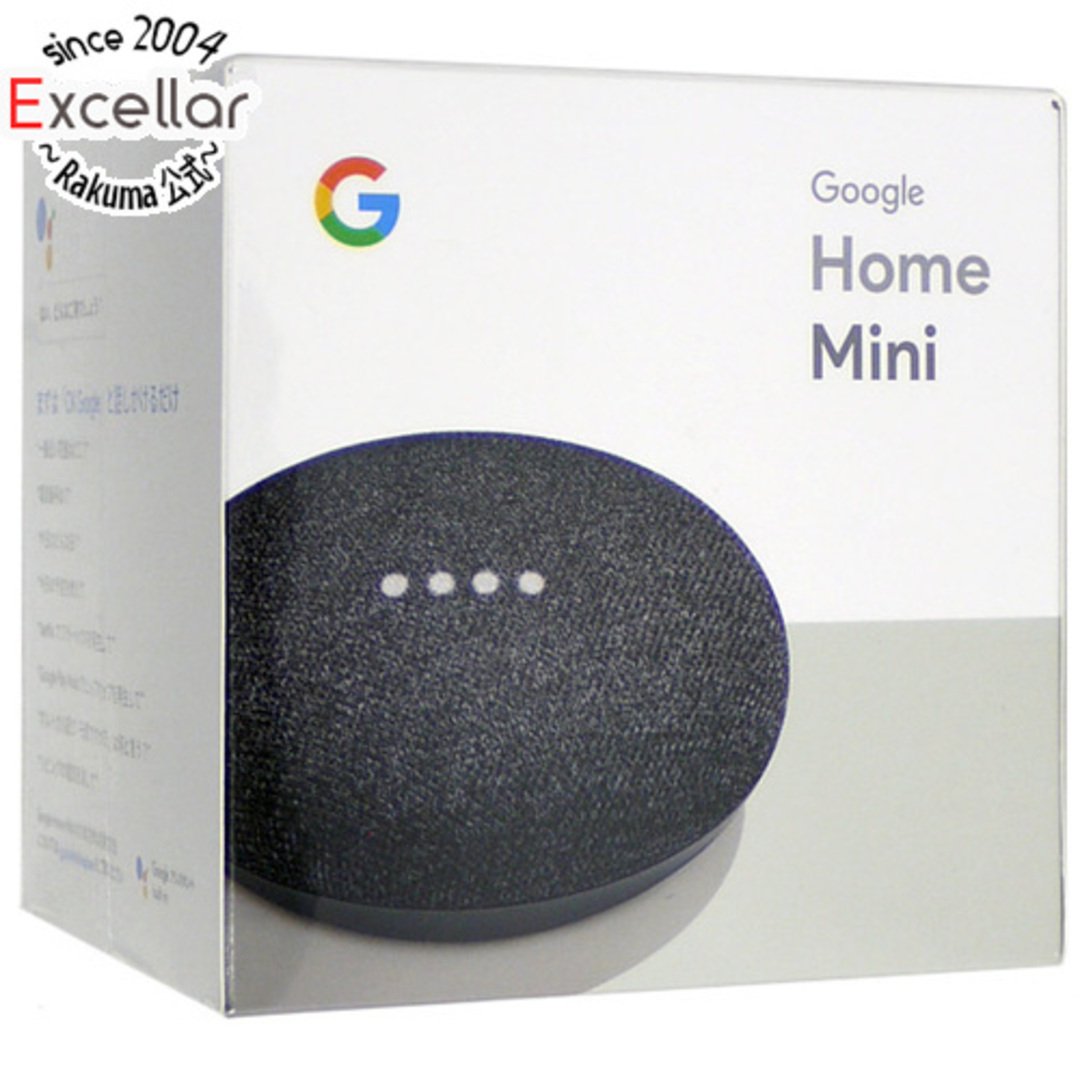 Google　ポータブルBluetoothスピーカー(チャコール)　Home Mini　未使用