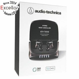 オーディオテクニカ(audio-technica)のaudio-technica　完全ワイヤレスイヤホン　ATH-TWX9 元箱あり(ヘッドフォン/イヤフォン)