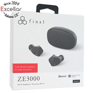 final - final 完全ワイヤレスイヤホン ZE3000 FI-ZE3DPLTW-BLACK ...