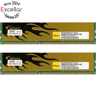 シーエフデー(CFD)のCFD ELIXIR　W3U1600HQ-2G　DDR3 PC3-12800 2GBx2枚組(PCパーツ)