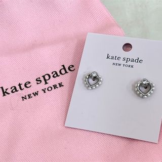 ケイトスペードニューヨーク(kate spade new york)の新品 kate spade  new york ケイトスペード ピアス ハート(ピアス)