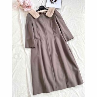 フォクシー(FOXEY) ひざ丈ワンピース(レディース)(ファー)の通販 91